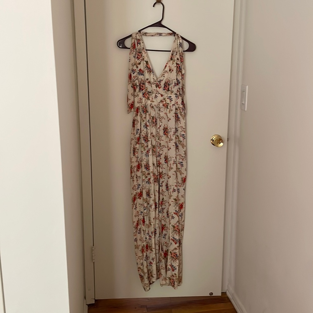 Angie Halter Jumpsuit with pockets size Med